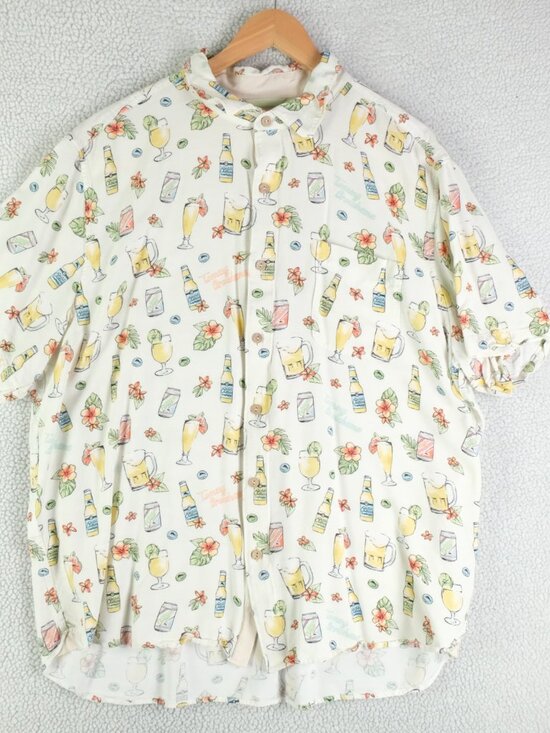 Tommy Bahama Other - Tommy Bahama Shirt Mens 2Xl Xxl The Veracruz Cay Beer Drinks All Over Print